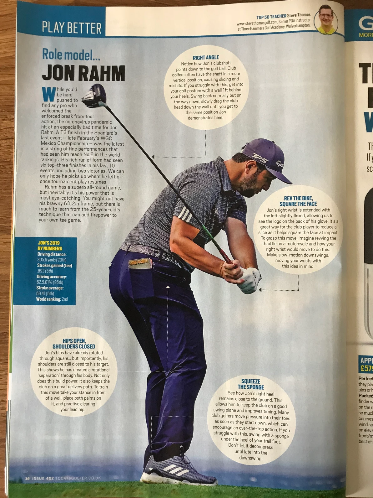 Jon Rahm swing analysis by Steve Thomas