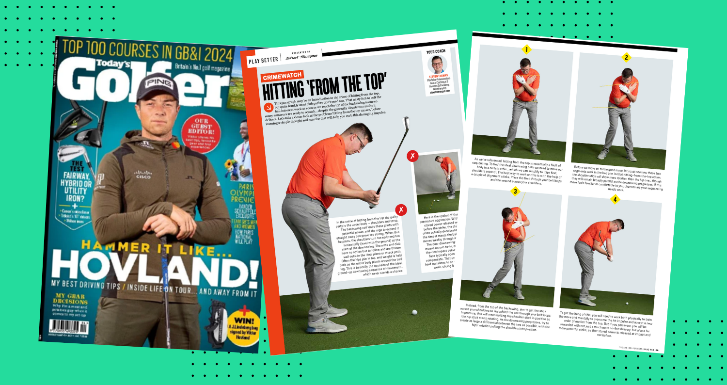 Today’s Golfer Magazine – ‘Hitting ‘From The Top’
