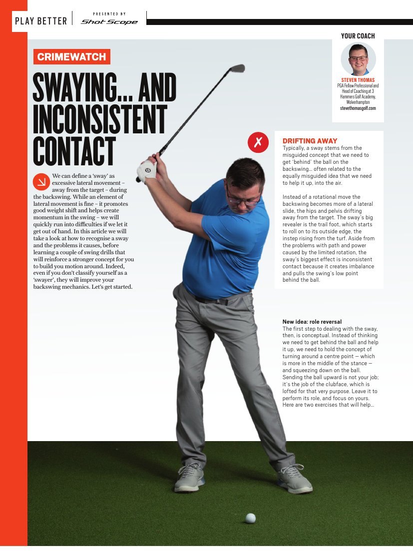 Today's Golfer issue 456 article by Steve Thomas