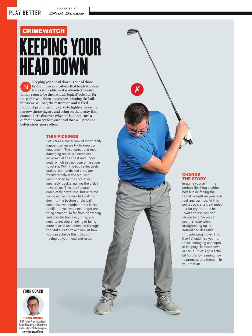 Today's Golfer issue 457 article by Steve Thomas