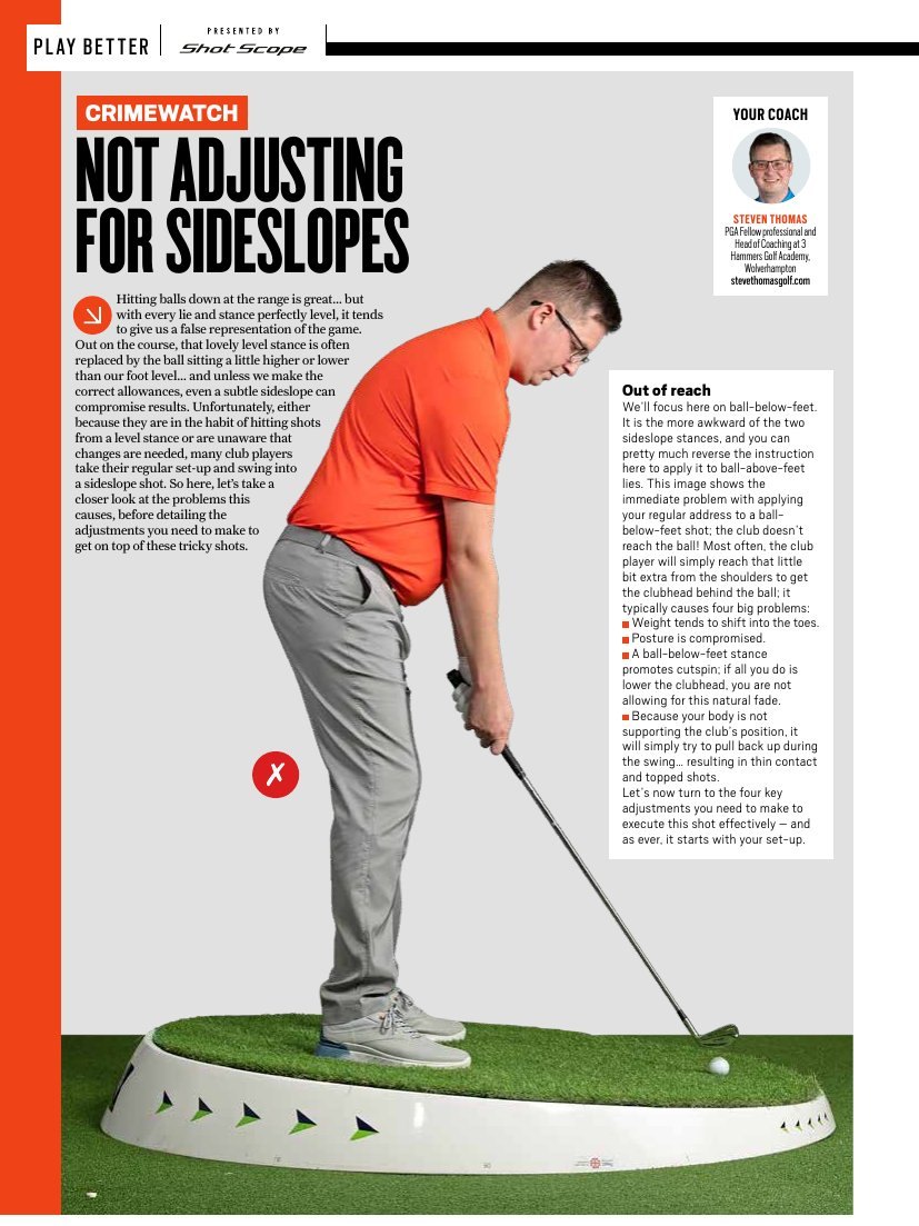 Today's Golfer issue 460 article by Steve Thomas