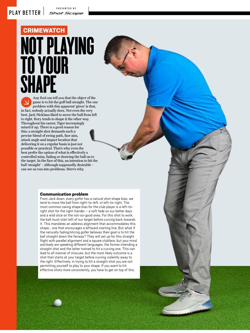 Today's Golfer issue 462 article by Steve Thomas