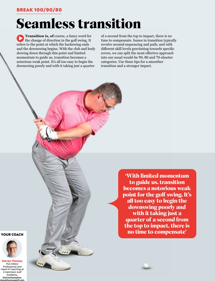 Today's Golfer issue 484 article by Steve Thomas